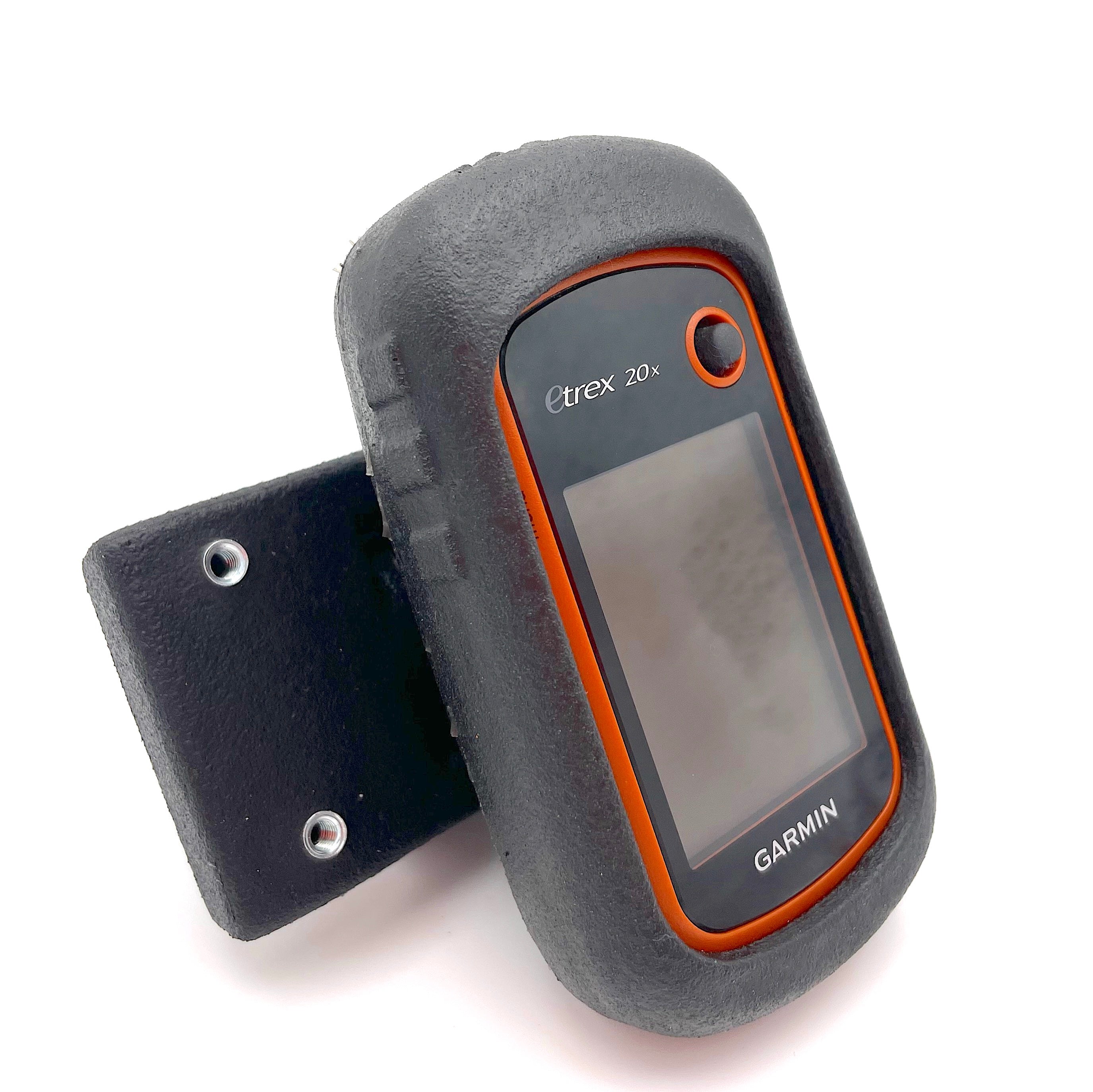 Single GPS mount with handlebar pad